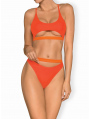 Krásne dvojdielne plavky Miamelle oranžová - Obsessive