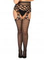 Dokonalé punčochy S816 garter stockings XL/XXL - Obsessive
