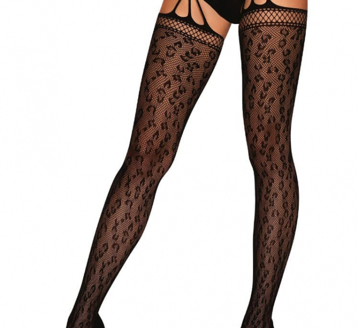 Nádherné pančuchy S817 garter stockings - Obsessive