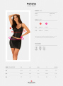 Žhavý set Felisita corset & skirt - Obsessive