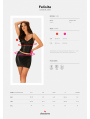 Horúci set Felisita corset & skirt - Obsessive