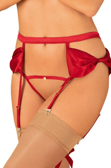Svůdný podvazkový pás Rubinesa garter belt - Obsessive